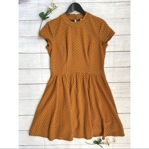 Xhilaration Orange Patterned Dress